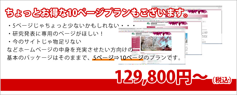 お得な10ページプラン