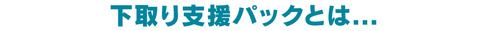 下取り支援パックとは…