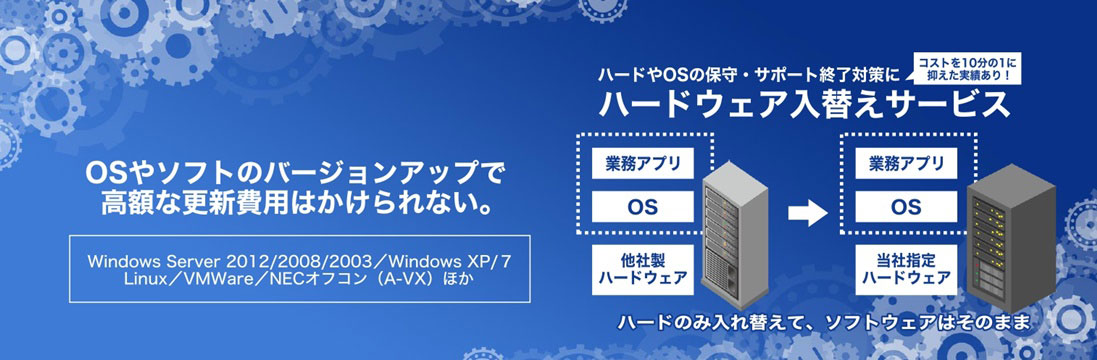 ハードウェア入れ替えサービス