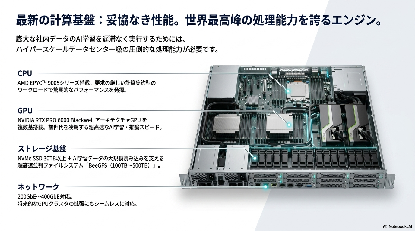 AI Factoryのサーバー内部