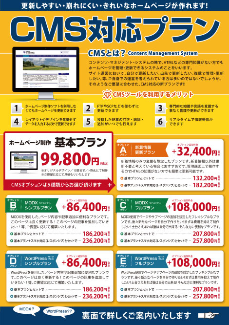 CMS導入プラン