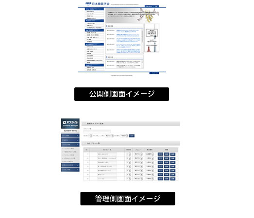 オリジナルCMS・会員管理システム