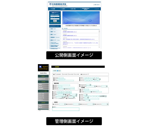 オリジナルCMS・会員管理システム