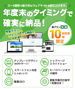 WEBサイト制作 特急プラン